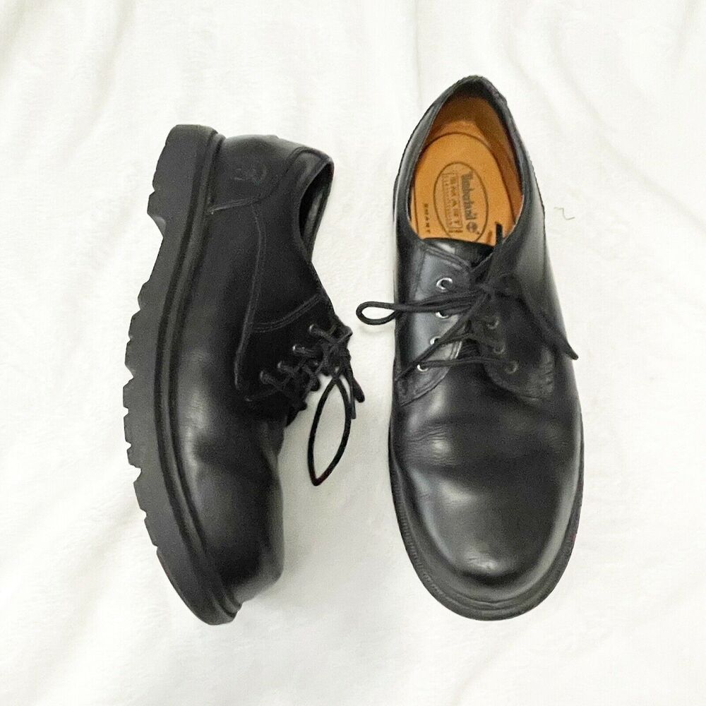 Timberland black smart comfort leather oxford Low Top Laces Size 10.5 Men’s